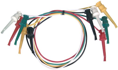 Elenco Electronics Tl-21 Mini Grabber For Ic Test Lead, Red, Green,Yellow,Black,White #TOP7