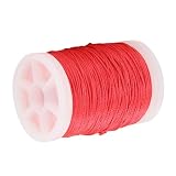 Hilo para Servir Hilo de Nailon Duradero de 120m, 3 Colores, Resistencia a la Rotura de 34 Libras, Funciona Bien para la Instalación de Bigotes de Gato, Rojo, 1 Pieza Escena aplicable: (Rojo)