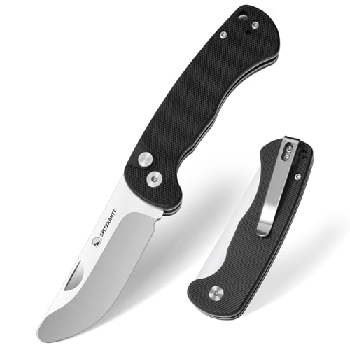 SPITZKANTE Kids Pocket Knife HEDGE-C01, Trainer Knife with Blunt Edge & Safety Rounded Tip, Safety Lock Design, Ergonomic G10 Handle, Hands-On...