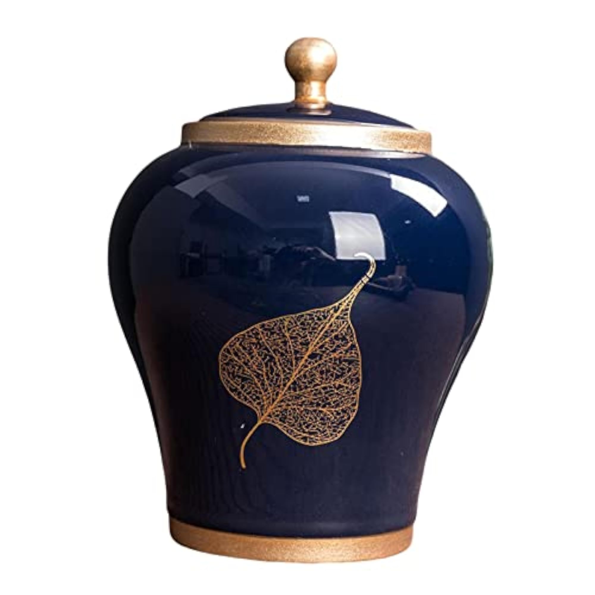 2Pcs Creative Porcelain Ginger Jar with Lid
