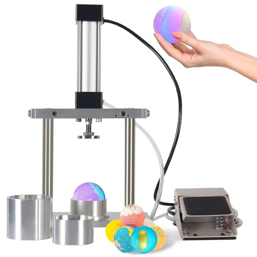 Bath Bomb Press Machine with 2.5" Bath Bomb Molds for