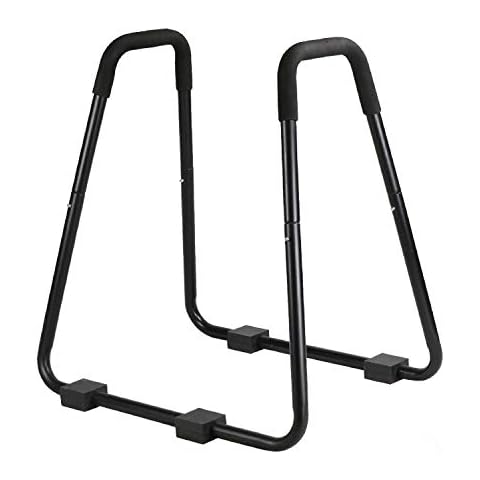 MAXSTRENGTH Push Up Stand Dip Station Home Gym Fitness Strength Training Workout Calisthenics dipping stands dips Stable fitness parallettes dips bars Cover