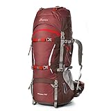 【Anwendung】können Sie alles setzen, wie Sie für 4-6 Tage Reisen benötigt. Perfekter Rucksack zum Wandern, Camping, Backpacking, Bergsteigen, Klettern, Skifahren, Reisen, Abenteuer und viele andere Outdoor-Aktivitäten. Der Rucksack passt für Männer und Frauen.