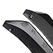 RUNGAO 2Pcs Car Universal Rear Bumper Lip Diffuser Splitter Canard Protector Black