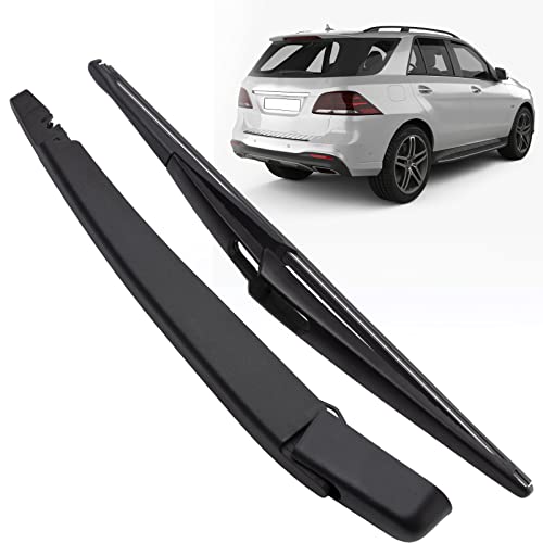 Effitnee Rear Wiper Arm Blade and Arm Set, Back Windscreen Wiper Assembly compatible with Mercedes B-enz W166 W164 ML350 ML500 A1648200744
