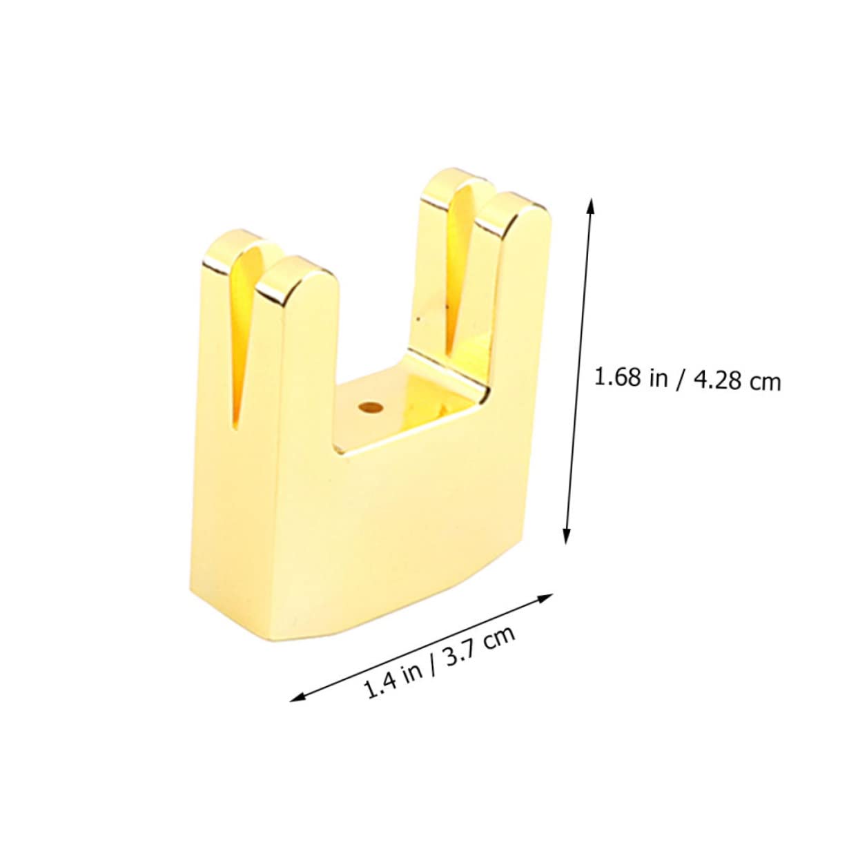 Kisangel Mute Musical Instrument Accessories Dampener Cello Stringed Instrument Parts Golden Metal