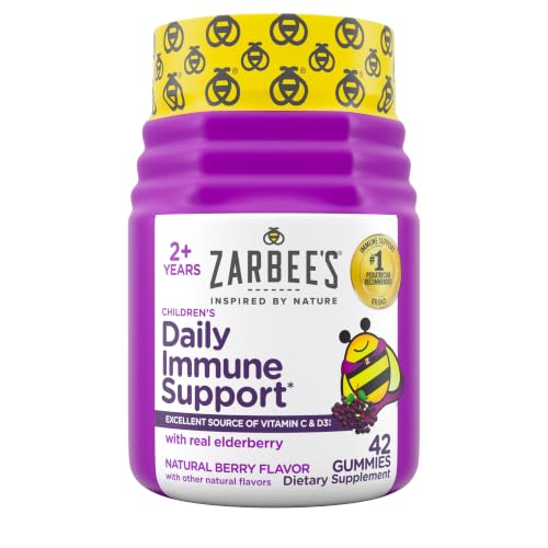 Zarbee's Kids Elderberry Immune Support Gummies, 42 ct