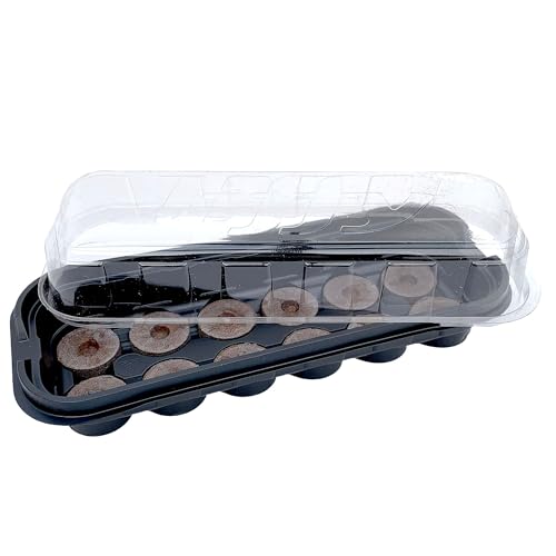 Jiffy Seed Starting Kit, 12 Cell 36mm Peat Pellets