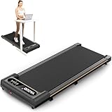 Laufband für Zuhause klappbar, Untertisch-Laufband, 2,5 PS Walking Pad mit Fernbedienung und LED-Display, tragbare Untertischunterlage für Zuhause/Büro