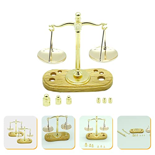 Jojofuny Kids Toys Retro Metal Gadget Mini Justice Scale Toys Weighing Scale Weighing Scale Scale Sizes Standard Scale Model Retro Metal Miniature Home Decor #TOP4
