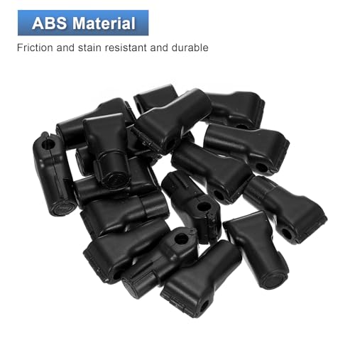 Verrous d'arrêt pour panneau perforé uxcell noir 6mm lot de 100 - 4