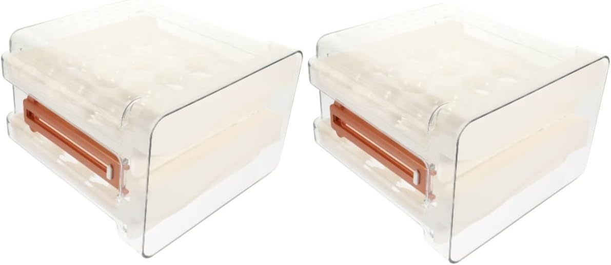 2pcs Egg Sorting Box Egg Storage Container Egg Holder Egg Storage Organizer Egg Rack Eggs Tabletop Organizer Kitchen Egg Container Egg Storage Rack Egg Preservation Tray Plastic