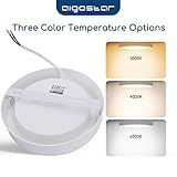 Aigostar LED Ceiling Light, 12W Daylight White Ceiling Lights, 6500K Kitchen Lights Ceiling, 1350LM Cool White LED Ceiling Lights for Bedroom, Living Room, Hallway, Outside Porch and More - Image 5
