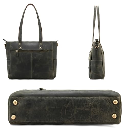 Image of Goatter Genuine Leather Office And Daily Travel Use Shoulder Bag For Women's,(Big Size)