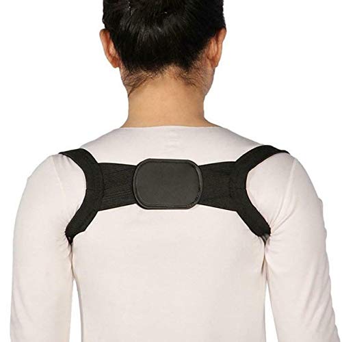 KANULAN Posture Corrector Posture Correcteur Unisexe Retour Invisible épaule Posture Correcteur orthétique Spine Ceinture de Soutien Retour Correcteur de Posture (Color : Black) Cover