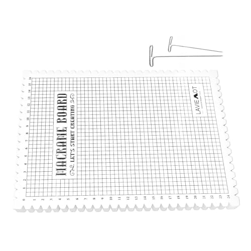 Portable Macrames Board Lightweight Foam Mat With Needle Set For Bracelet Craft Cord String DIY Knotting String Crochet Macrames Mat