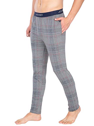 Image of Jockey Men's Relaxed Fit Sweatpants (IM03 Mid Grey Melange Print09 Large)