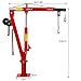 Tomkate 2000 LB Hydraulic Davit Crane for Pickup Truck, Hand Winch, 44.5