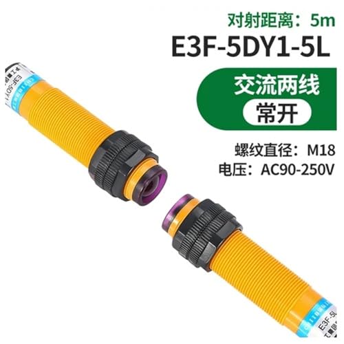 Sensor fotoeléctrico E3F-5DN1 para evitar fallos de conteo en líneas 3