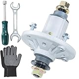 POSFLAG GY21098 Spindle Assembly Pre-Greased Replaces AUC15811 Spindle, AUC15811 John Deere Spindle Assembly - AUC15811, Spindle GY20454, GY20962 for John Deere D140 D125 D130 D110 E100 Tractors