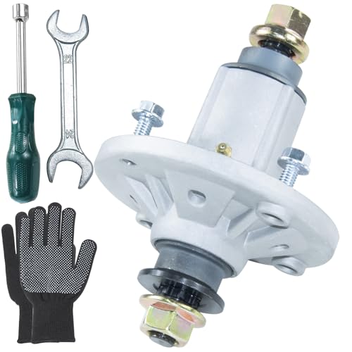 POSFLAG GY21098 Spindle Assembly Pre-Greased Replaces AUC15811 Spindle, AUC15811 John Deere Spindle Assembly - AUC15811, Spindle GY20454, GY20962 for John Deere D140 D125 D130 D110 E100 Tractors