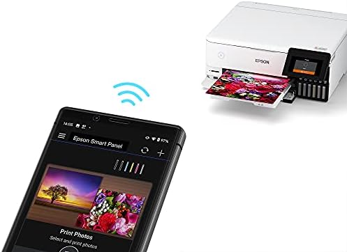 Epson L8160 Tanklı Mürekkep Püskürtmeli Fotoğraf Yazıcı, Tarayıcı, Fotokopi 5760 X 1440 DPI, Beyaz, 403‎ x 369 x 162 mm - Görsel 6