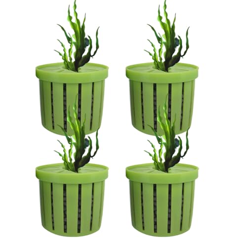 Jongyumo Portaplantas de Acuario | Macetas Estables para Plantas de Pecera - Soporte Decorativo para Plantas Acuáticas, Ornamento Decorativo para Hogar Negocio Dormitorio Restaurante