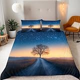 【Doux et Confortable】Fabriqué en microfibre ultra-douce pour un toucher léger et agréable, idéal pour un sommeil frais et confortable.Conçu pour un confort en toutes saisons, idéale pour toute l'année.cet ensemble housse de couette offre une texture moelleuse et lisse pour un confort incomparable. Associez-le à votre drap-housse préféré pour une esthétique de chambre chaleureuse et accueillante.