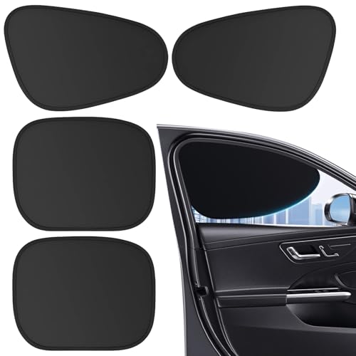 Qaestuan 4PCS Pare-Soleil pour Vitre de Voiture, Pliable Abat-Jour de Visière de Fenêtre...