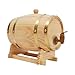 Produktbild Holzfass Klein Weinfass Eichenfass 3L Whiskyfass aus Holz Schnapsfass Likörspender mit Bock und Zapfhahn, Eichen-Fass für Lagerung von Whiskey, Wein, Spirituosen