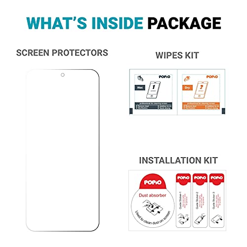 POPIO Tempered Glass Screen Protector Compatible For Samsung Galaxy M51 / A71 / Note10 Lite (Transparent) Full Screen Coverage (Except Edges) With Easy Installation Kit For Cellphone - Image 6