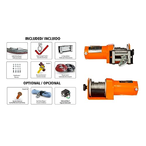 Polipasto eléctrico Prowinch 1500 lbs 12V miniatura 2