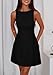 PRETTYGARDEN Womens Formal Short Dresses 2026 Summer Sleeveless Boat Neck A Line Elegant Mini Cocktail Party Dress (Black,Medium)