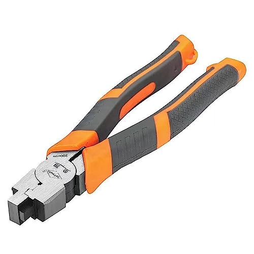 LeTkingok Pince de Décoration de Vidange en Alliage D'aluminium pour Mur Extérieur, Pince Coupante Manuelle à Trou Carré 55# Profondeur en Acier 8mm Largeur 7/8/10mm(10MM)