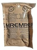 Genuine USGI MRE [Meal, Ready to Eat] Inspection Date 01/2026 or Newer [New Packaging] - You Choose Menu Ration with Entree, Snacks, Dessert, Drink Mix, Utensils, Condiments and FRH. (Italian Sausage)