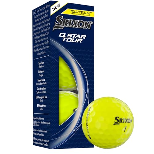 Srixon Q-Star Tour Yellow Golf Balls – 12 Pack