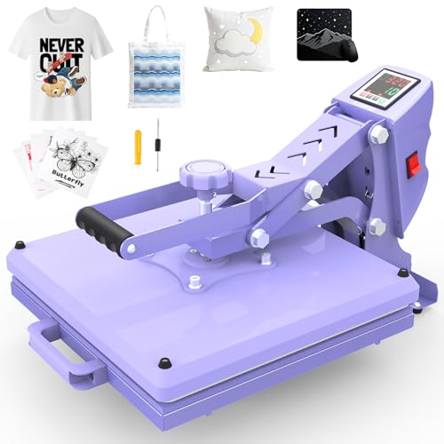 AKEYDIY15X15 Heat Press Machine Slide Out Clamshell for T-Shirts,...