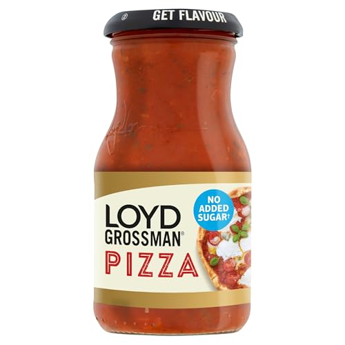 Loyd Grossman Rich Tomato, Basil and Oregano Pizza Topping Sauce, 350 g Jar (Pack of 1)
