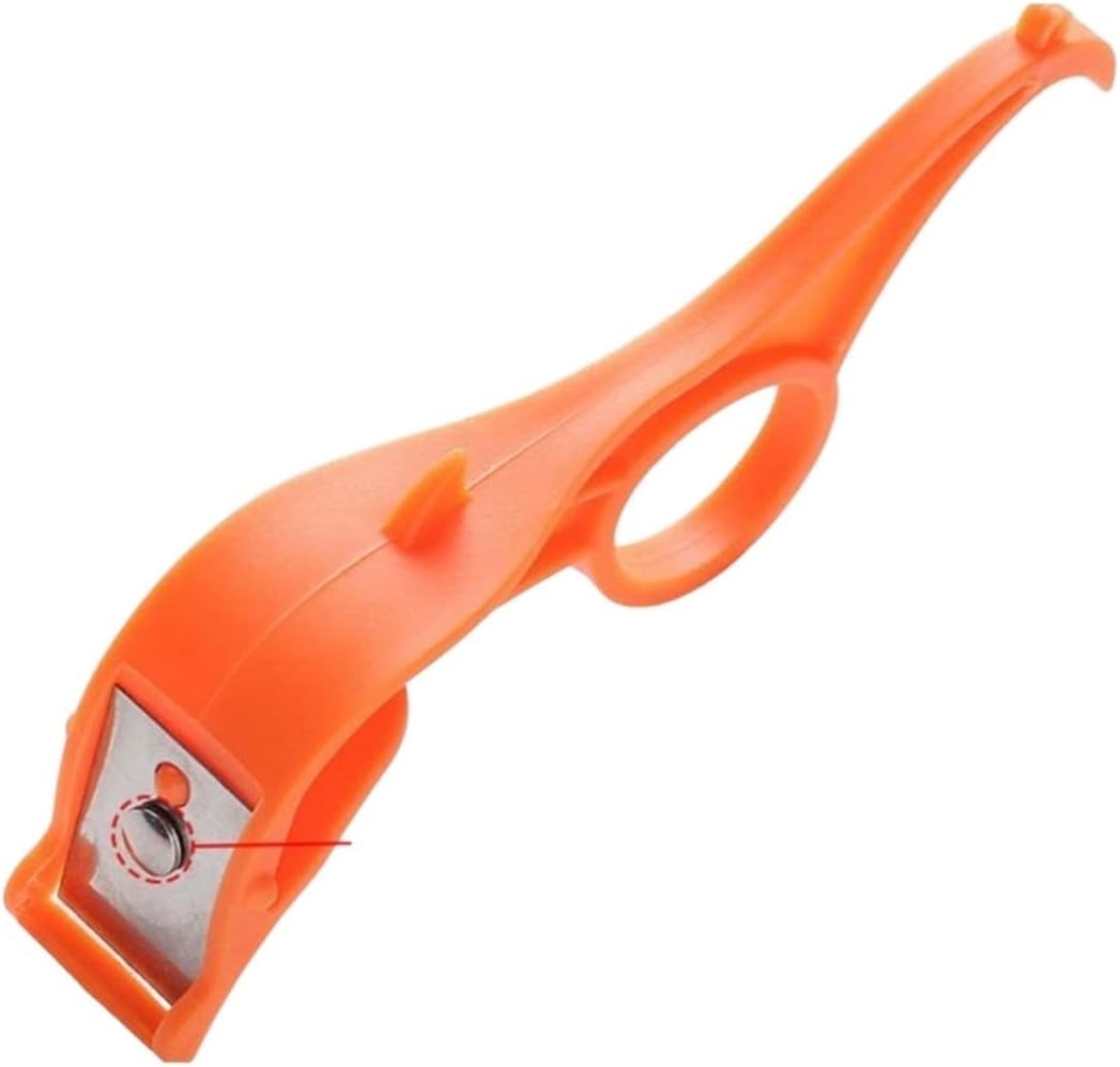 Mandolines 3 in 1 Fruit Peeler Multifunction Vegetable Knife Plastic Apple Slicer Peel Remove Orange Pear Lemon Kitchen Gadget(Blue)