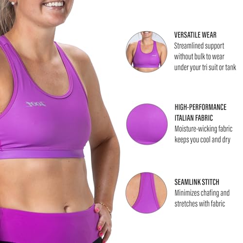 Zoot Women’s Core Tri Bra, Racerback High-Performance Triathlon Sports Bra for Swim, Bike, Run & UPF 50+ Protection2