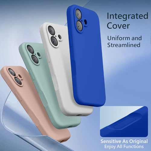 Image of FireNova Magnetic for iPhone 17 Case, Compatible with MagSafe, [Integrated Silicone Camera Control Button] [Camera Protection] Anti-Scratch Microfiber Lining Phone Case, 6.3 inch, Klein Blue