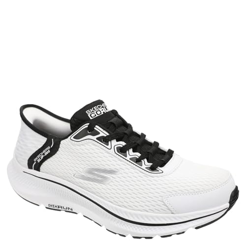 Image of Skechers Performance Slip-ins: Go Run Consistent 2.0-Empowered Men's Running, 15 D(M) US, White-Black