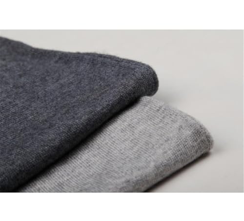 Men's Wool Cardigan Vest Autumn Winter Solid Business V-Neck Knitted Sleeveless Vest4