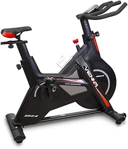 BH Bicicleta Indoor Vienna con Volante de Inercia de 20 kg y Monitor LCD