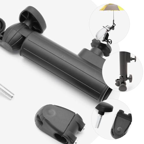 Sosoport Warenkorb Schirmständer Regenschirmhalter Für Rollstuhlfahrer Trolley-Regenschirm-aufbewahrungsregal Trolley-schirmständer Wagenschirmhalterung Schubkarre Tragrahmen Golf Plastik – Bild 3