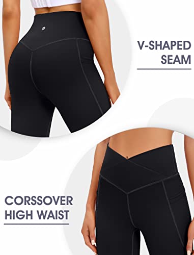 Ewedoos Flare Leggings For Women High Waist Flare Yoga Pants With Pockets For Women Bell Bottom Crossover Leggings #TOP3