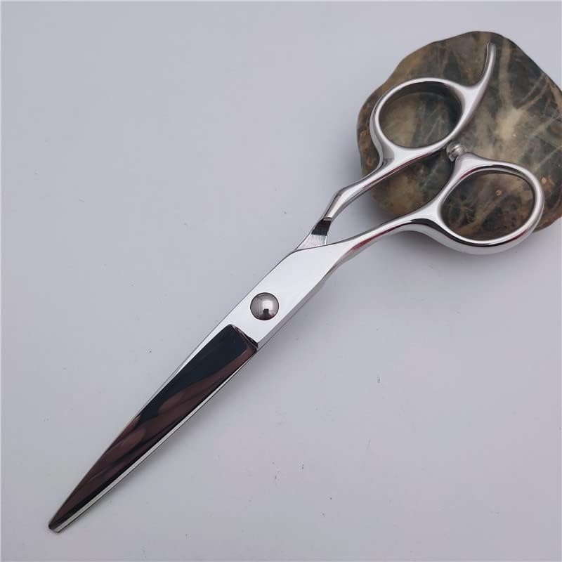 Hair Cutting Scissors, 6 inch Professional 440c Upscal Scissor Silver Barber Haircut thinning Shears Hairdresser Set