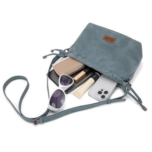 Image of Wrangler Purse for Women Small Crossbody Bags Cute Cross Body Bag with Drawstring