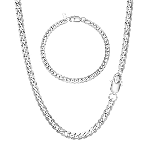 [JeryWe] uXbg lbNX Zbg Y fB[X 5/9mm 2_Zbg Vo[ F ANZT[ 316L XeX ȃL[o `F[ uXbg AM[Ή jp qbvzbv WG[ 3