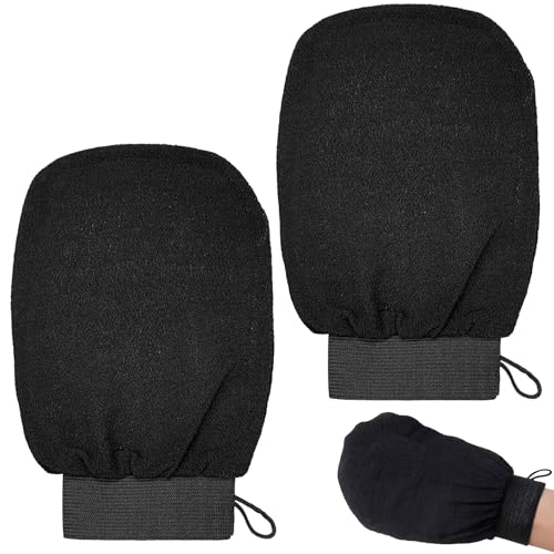 MOLIMOLI,2X Gant Exfoliant pour le Corps, Guante Exfoliante, Enlever La Saleté et Les Peaux Mortes, Guantes Exfoliantes, Esponja Exfoliantes Cuerpo.